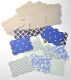 SRH Exklusive Stanzteile - 8 Victorian Mini-Labels Blue Symphony