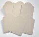 SRH Exklusive Stanzteile - 6 Tags 10x15 cm Graupappe 700 g