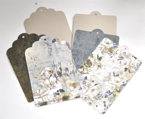 SRH Exklusive Stanzteile - 2 Maxi-Tags 13x20 cm Lovely when you smile 2