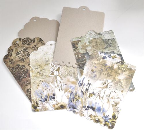SRH Exklusive Stanzteile - 2 Maxi-Tags 13x20 cm Lovely when you smile 3