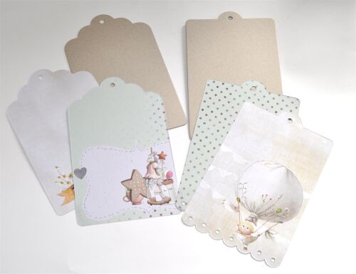SRH Exklusive Stanzteile - 2 Maxi-Tags 13x20 cm Sleep & Dream 3