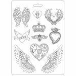 STP Soft Mould A4 - Hearts & Wings