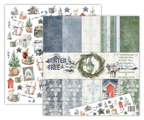 UHK Paper Pack 12x12" - Winter Tree