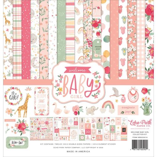 ECP Collection Kit 12x12" - Welcome Baby Girl