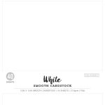 CLB Paper Pad Cardstock White Smooth 40 Bogen 12x12"