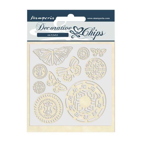 STP Decorative Chips/Laserstanzteile - Amazonia Butterfly Tribal