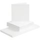 CCH Karte & Umschlag - 10 Karten mit Umschlägen in 15x15 cm Weiss