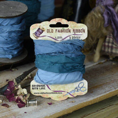 OFR Linen Ribbon - 3x1,3 m Blues