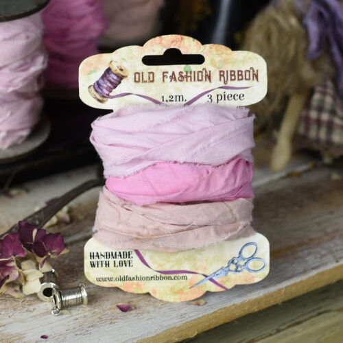 OFR Linen Ribbon - 3x1,3 m Fairy Rose