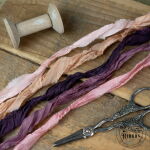 OFR Satin Ribbon - 5 x1,2 m Lilac Blush-Mix