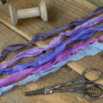 OFR Satin Ribbon - 5 x1,2 m Lilac Carnival-Mix