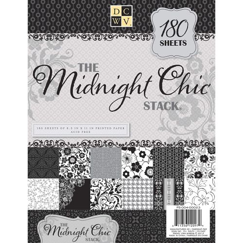 DCWV Paper Stack 8.5"x 11" - Midnight Chic