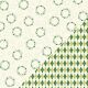 BAZ Cardstock - Christmas Wreath Argyle Green