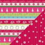 BAZ Cardstock - Holiday Stripe