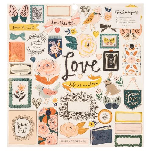 CRP Chipboard - Fresh Bouquet