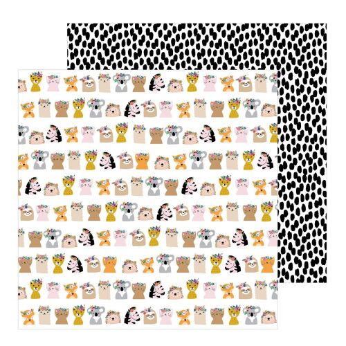 PEB Cardstock -  JH Hey Hello Floral Friends
