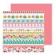 PEB Cardstock - JH Hey Hello Sentiment Stripes