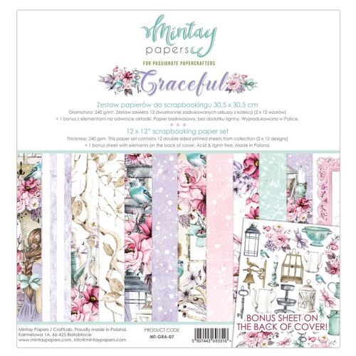 MTY Paper Pad 12"x12" - Graceful