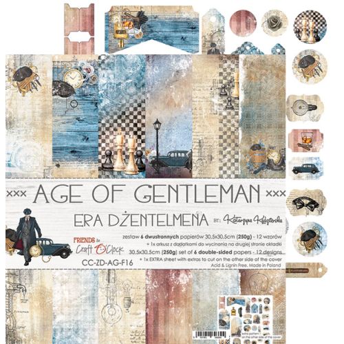 CCL Paper Pack 12"x12" - Age of Gentleman