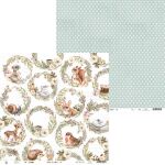 P13 Paper Pad 12x12" - Forest Tea Party