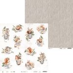 P13 Paper Pad 12x12" - Forest Tea Party