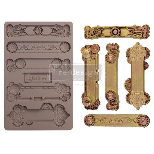 PRM Re-Design Mould - Steampunk Plates 