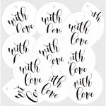 P13 Embellishment - Tag Set with Love