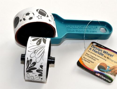 SRH Rollstempel-Set - Clearsnap Rollagraph Standard  Flowerburst