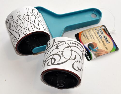 SRH Rollstempel-Set - Clearsnap Rollagraph Jumbo Hope, Dots Scroll