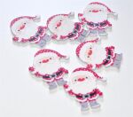 SRH Embellishments - Holz-Streuteile Santa