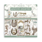 STP Paper Pad 8x8" - Romantic Horses
