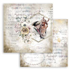 STP Paper Pad 8x8" - Romantic Horses