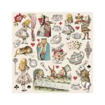STP Paper Pad 12x12" - Alice in Wonderland and...
