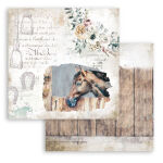 STP Paper Pad 12x12" - Romantic Horses