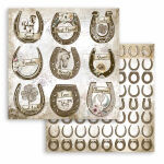 STP Paper Pad 12x12" - Romantic Horses