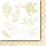 PPV Paper Pack 6"x6"- A Christmas Garland Flowers and Ornaments Cut-Outs