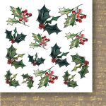 PPV Paper Pack 6"x6"- A Christmas Garland Flowers and Ornaments Cut-Outs