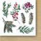 PPV Paper Pack 6"x6"- A Christmas Garland Flowers and Ornaments Cut-Outs