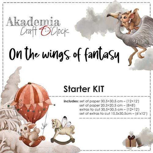 CCL Paper Pack 12"x12" - On the Wings of Fantasy Set