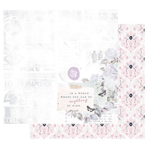 PRM Cardstock - Poetic Rose Kindness Takes Over