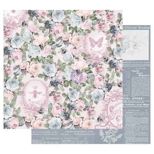 PRM Cardstock - Poetic Rose Royal Command