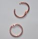SRH Buchringe / Klappringe / Schlüsselringe / Heftringe 25 mm rosegold