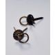 SRH Metal Art - Mini Griff/Pull mit Ring Brad Antique Bronze 12mm