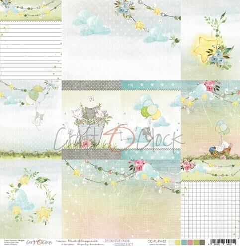 CCL Cardstock - Paws of Happiness Decorative Cards