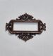 SRH Metal Art - Archiv-Schild/Schubladenschild Antique Copper 55x45 mm
