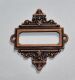 SRH Metal Art - Archiv-Schild/Schubladenschild Antique Copper 55x62 mm
