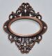 SRH Metal Art - Archiv-Schild/Schubladenschild Antique Copper 55x65 mm