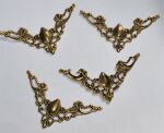 SRH Metal Art - 4 St. Metal Corner Bracket/Filigree Ecke...