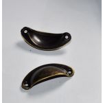 SRH Metal Art - Mini Griffschale/Drawer Pull Antique Bronze