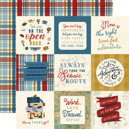 ECP Cardstock - Scenic Route 4"x4" Journaling Cards